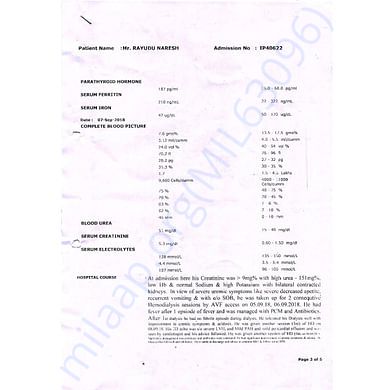 Medical Report