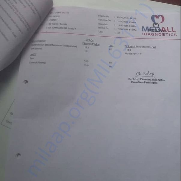 Medical Report