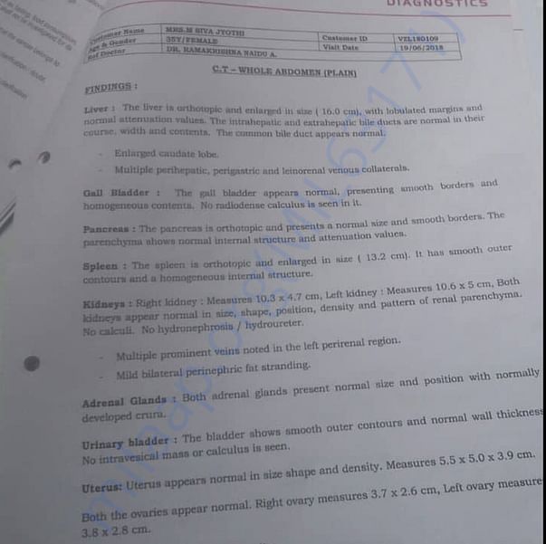 Medical Report
