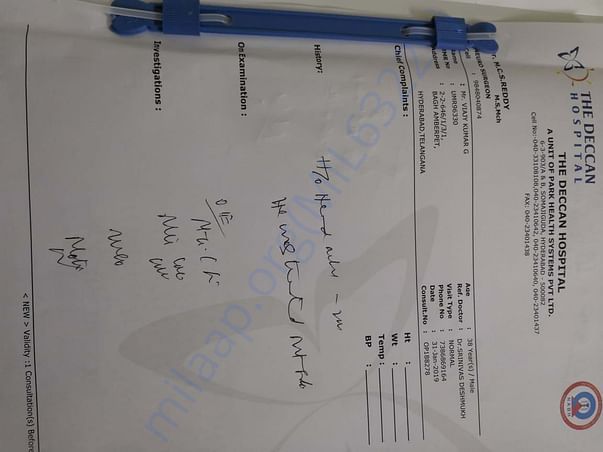 hospital document