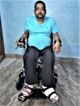 Saji on Wheel Chair