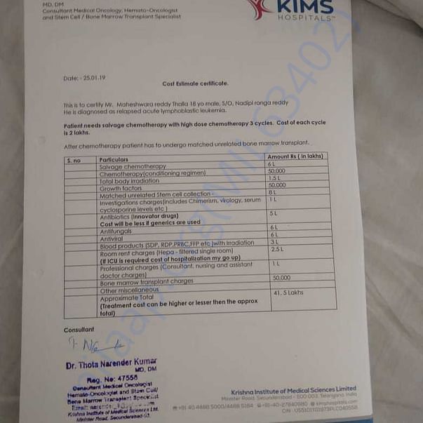 Estimation Letter
