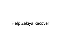 Help Zakiya Undergo Treatment for Kidney Failure