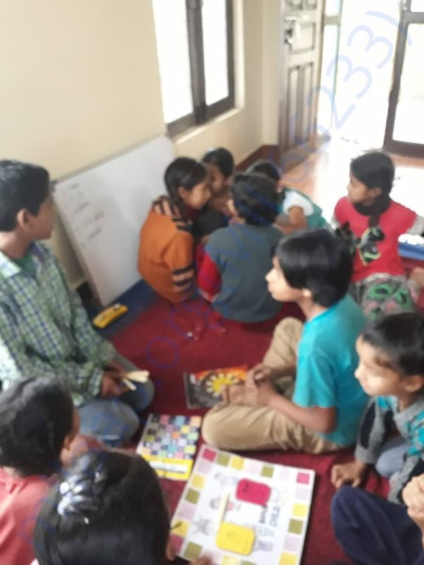 Learning skills to problem solve using a board game designed by MVF
