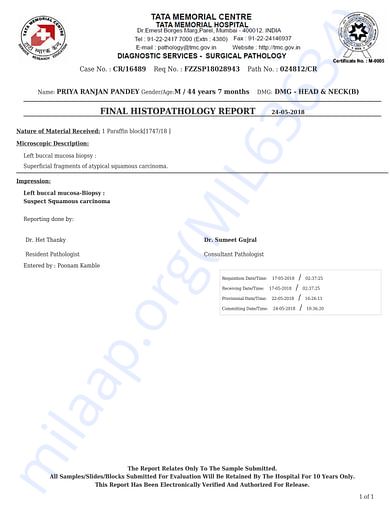 Medical Report