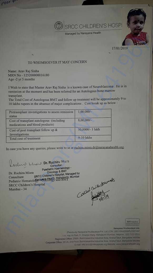 Estimation letter