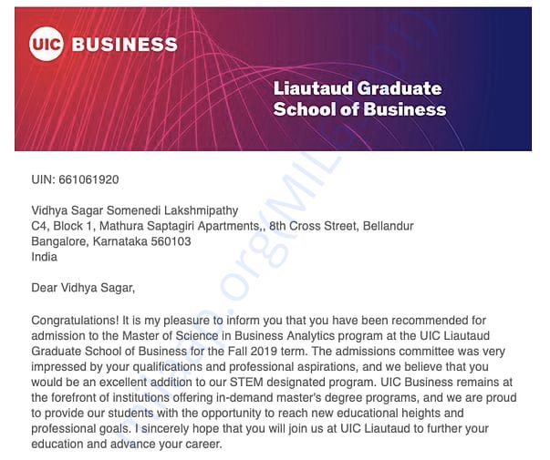 UIC Admit