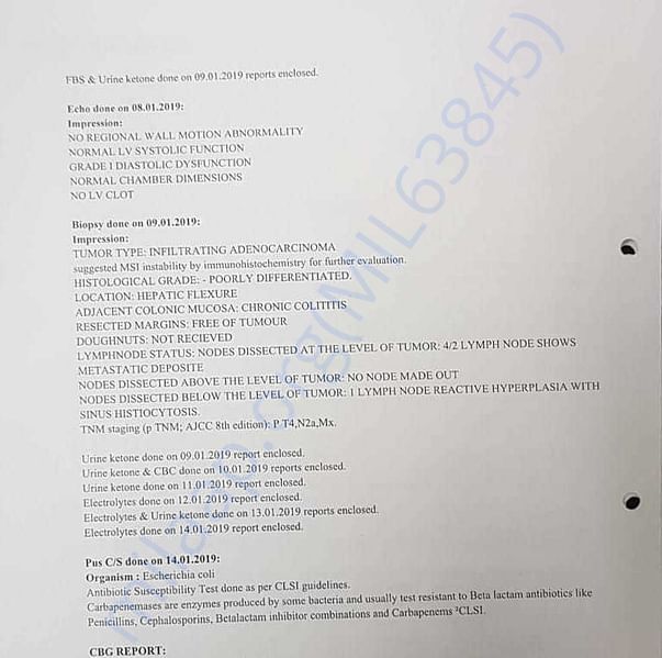 Medical Report