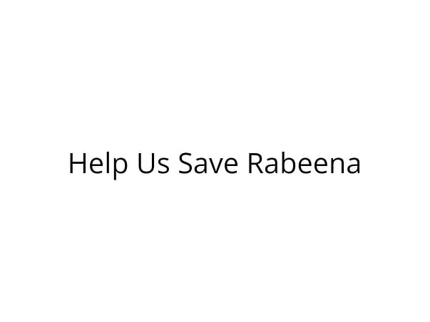 Help Rabbana Get Treated for Serious Burns
