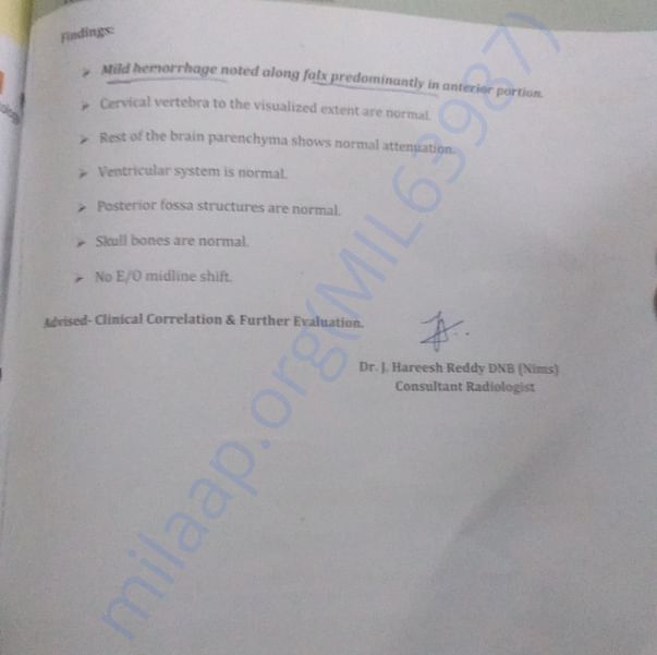 Medical Report