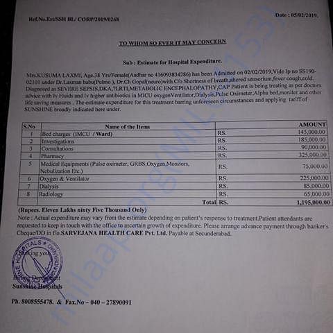 Estimation Letter