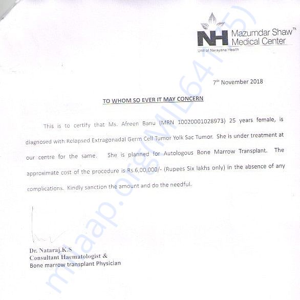 Estimation Letter