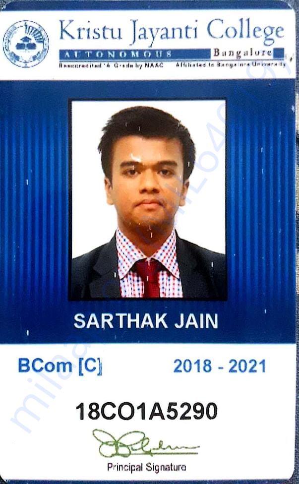 College ID card