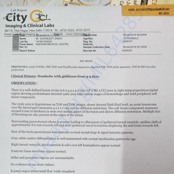 Medical Report