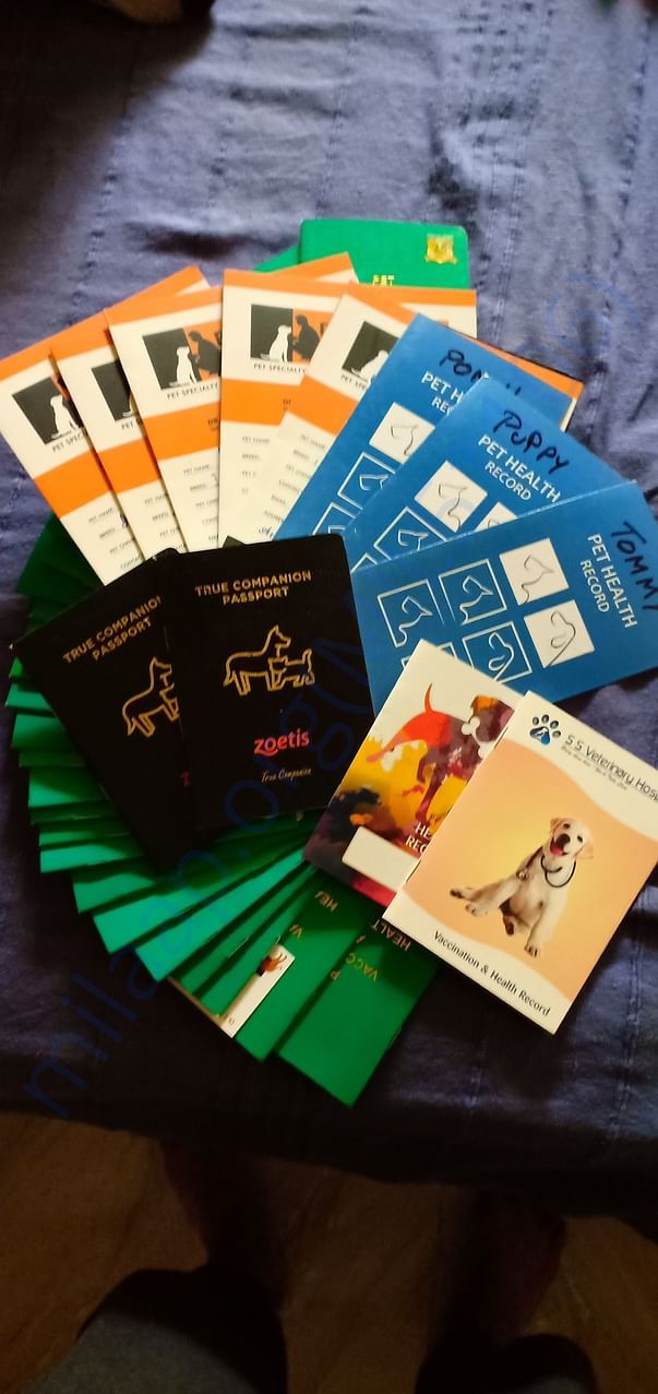 Vaccination booklets