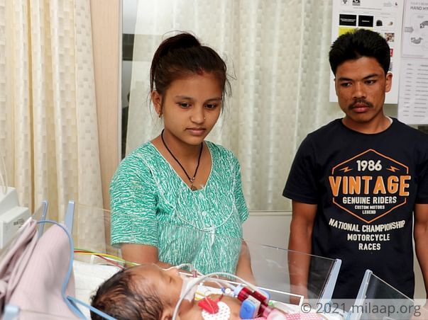 Baby Sagar needs your help to fight diseae
