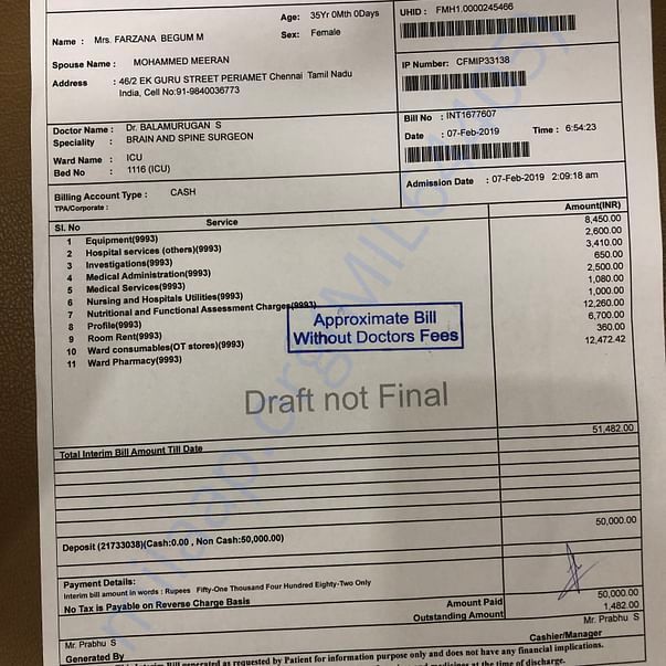 Medical Bill