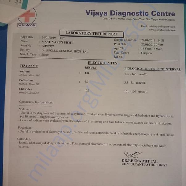 Medical Report