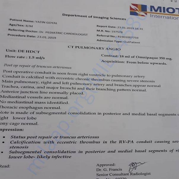 Medical Report