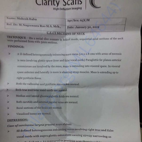 Medical Report