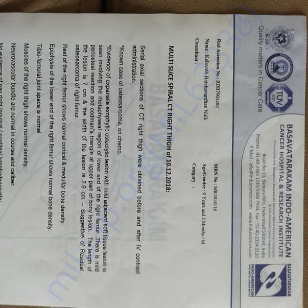 Medical Report