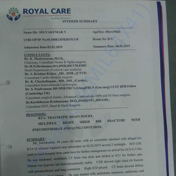 Medical Report