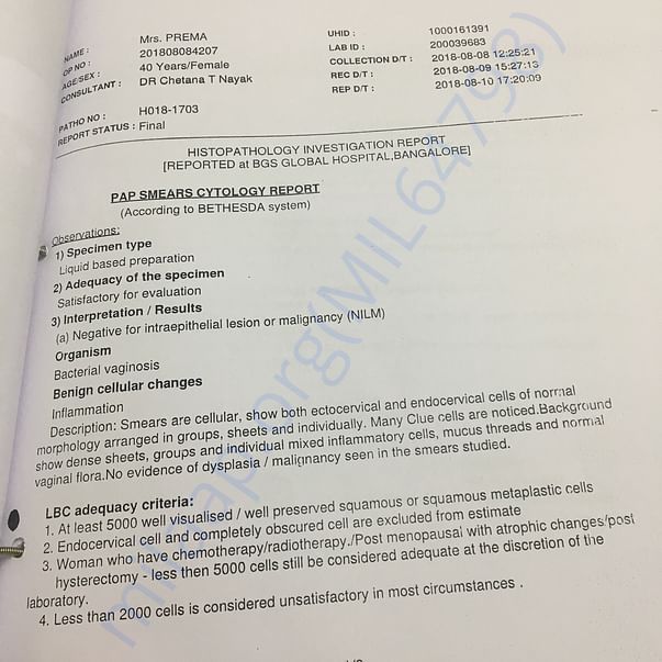 Medical Report