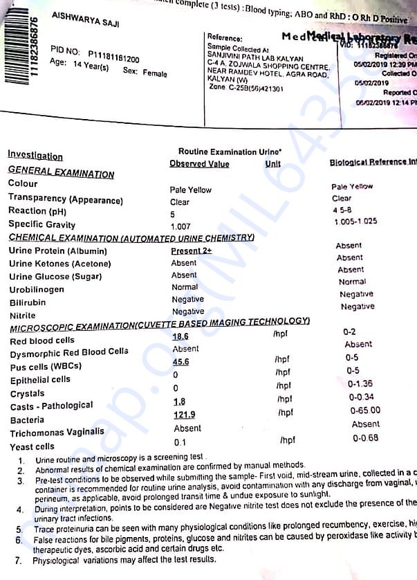 New medical report (5-2-19)