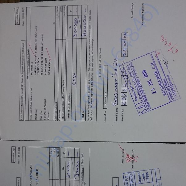 Admission letter