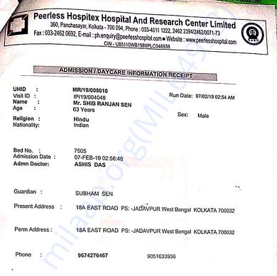 Admission letter