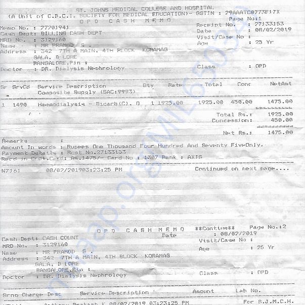 Medical Bill