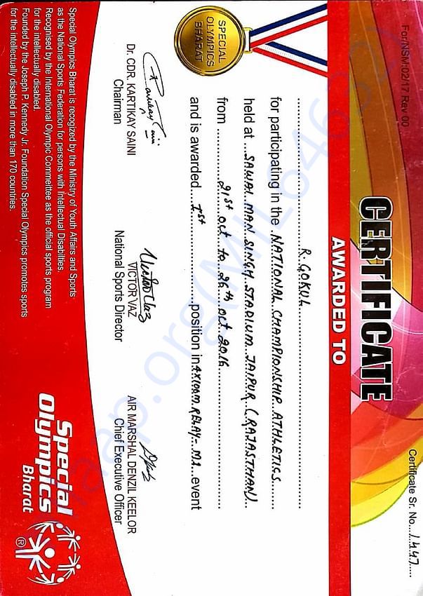 Certificates