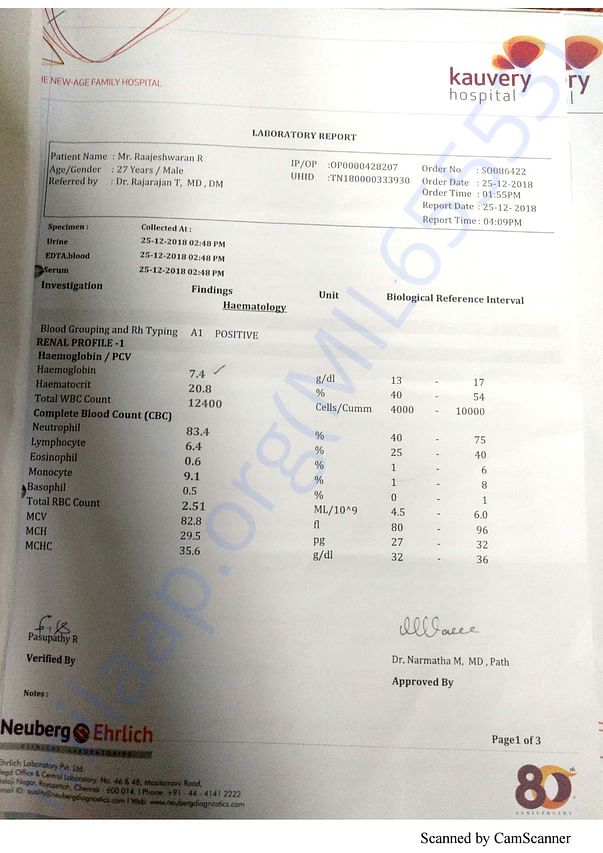 Medical Report
