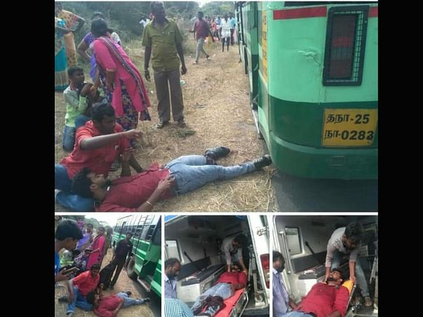Help nagoor met with an accident and he is sole earning member in his fam