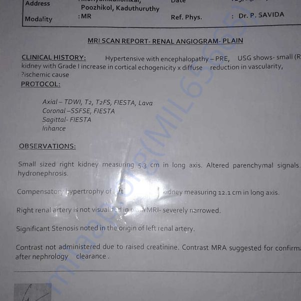Medical Report