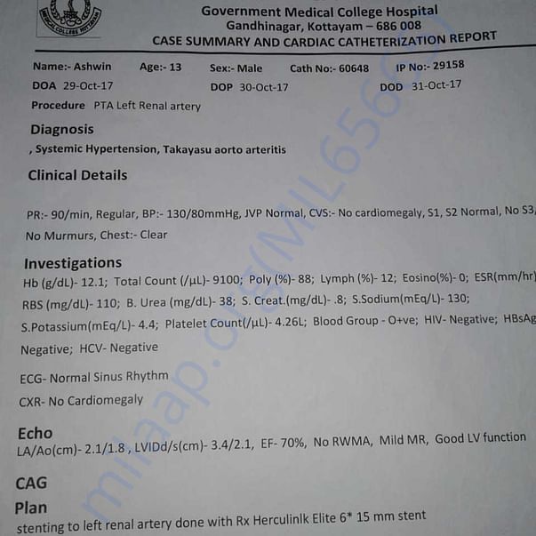 Medical Report