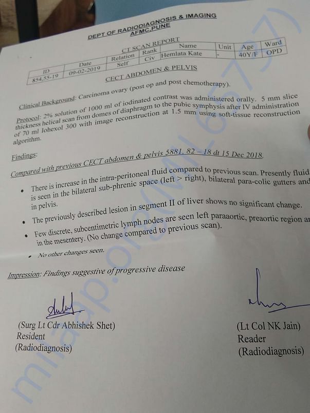 CT Scan Report