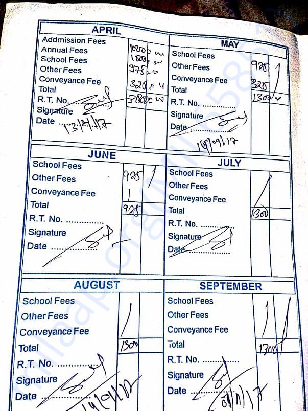 school fees