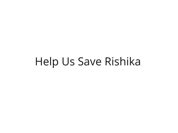 Help 15Months Rishika Undergo Brain Surgery
