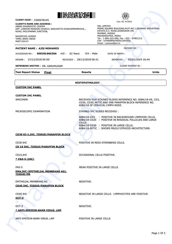 Medical Report