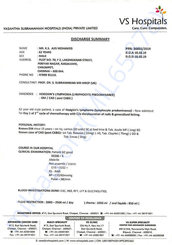 Medical Bill