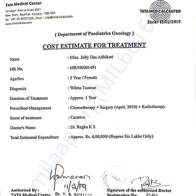 Estimation Letter