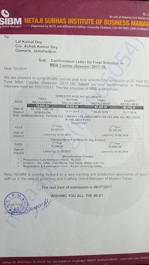 This is my document of salary structure of MBA