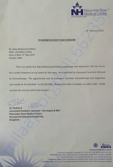 Estimation letter