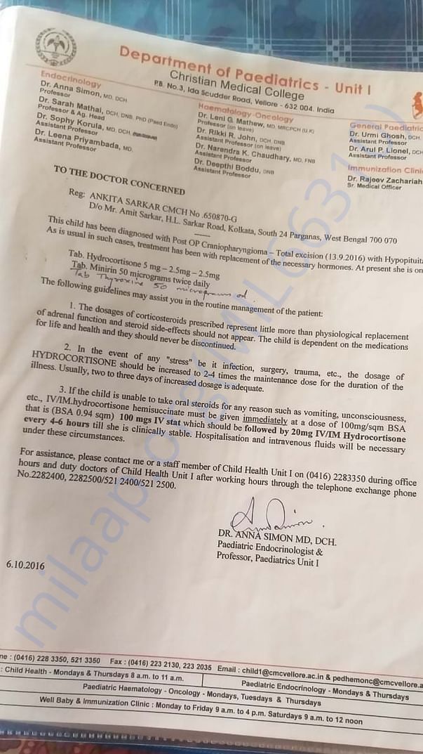 Doctor's Letter