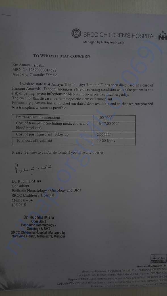 Estimation letter