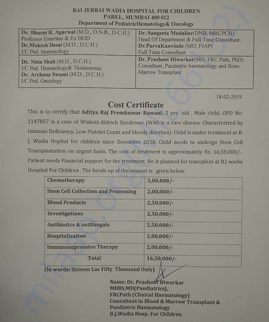 Estimation Letter