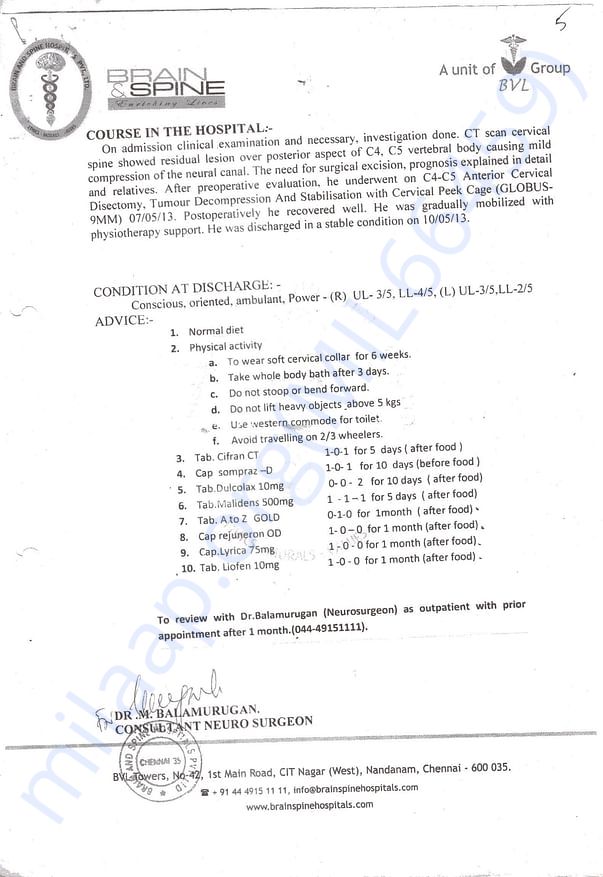 Old discharge summary