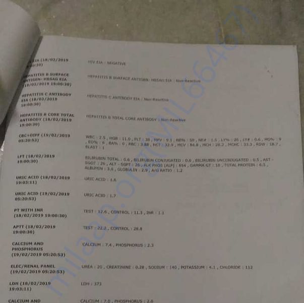 Medical Report