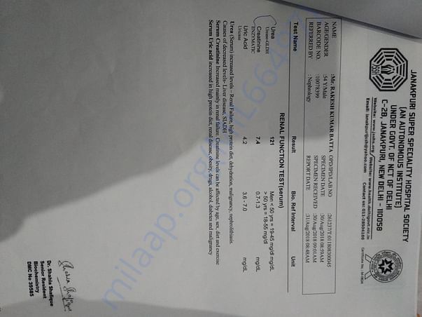Part of a report
